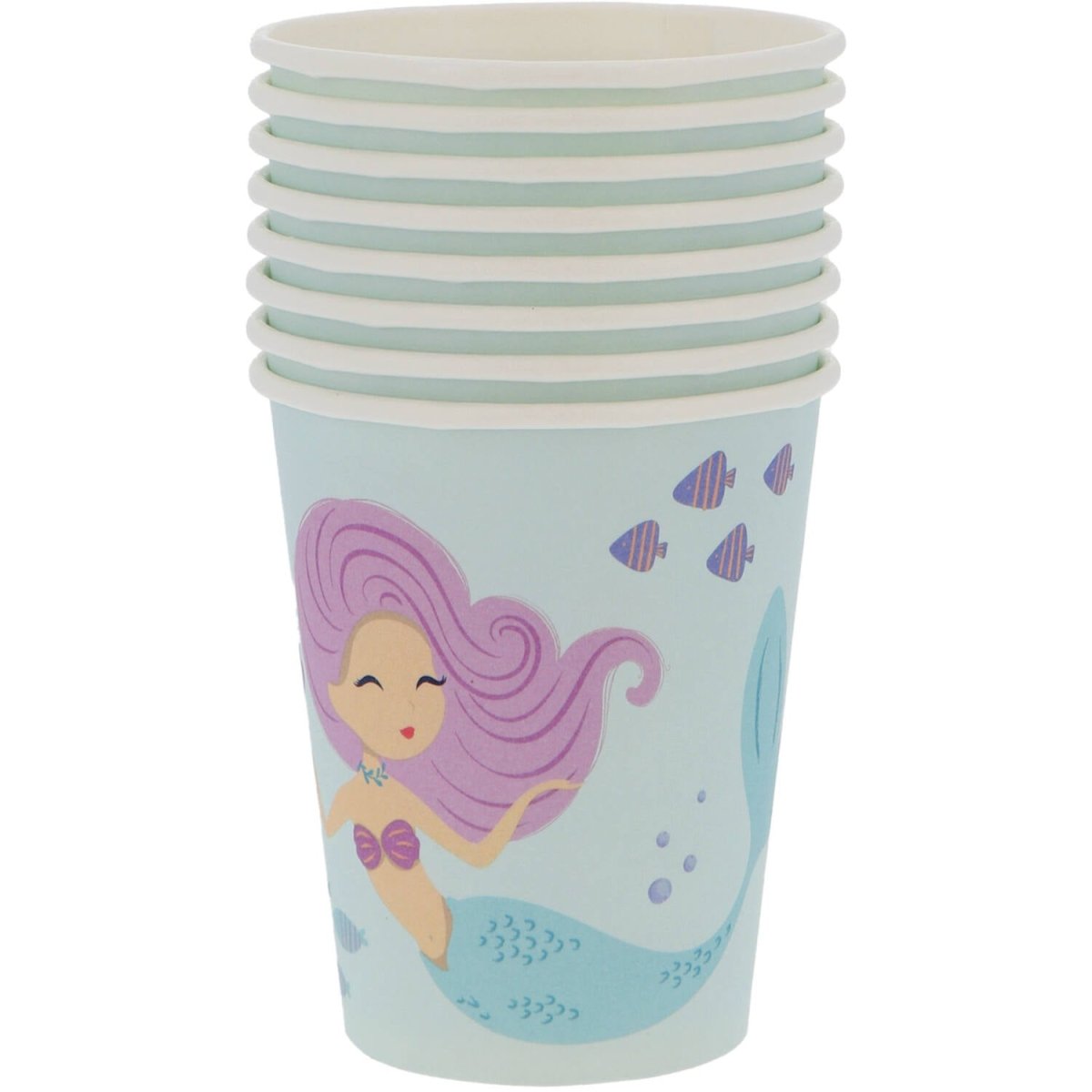 Zeemeermin Bekers 250ml 8st
