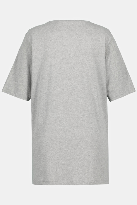 T-Shirt, Rundhalsausschnitt, Relaxed, Halbarm