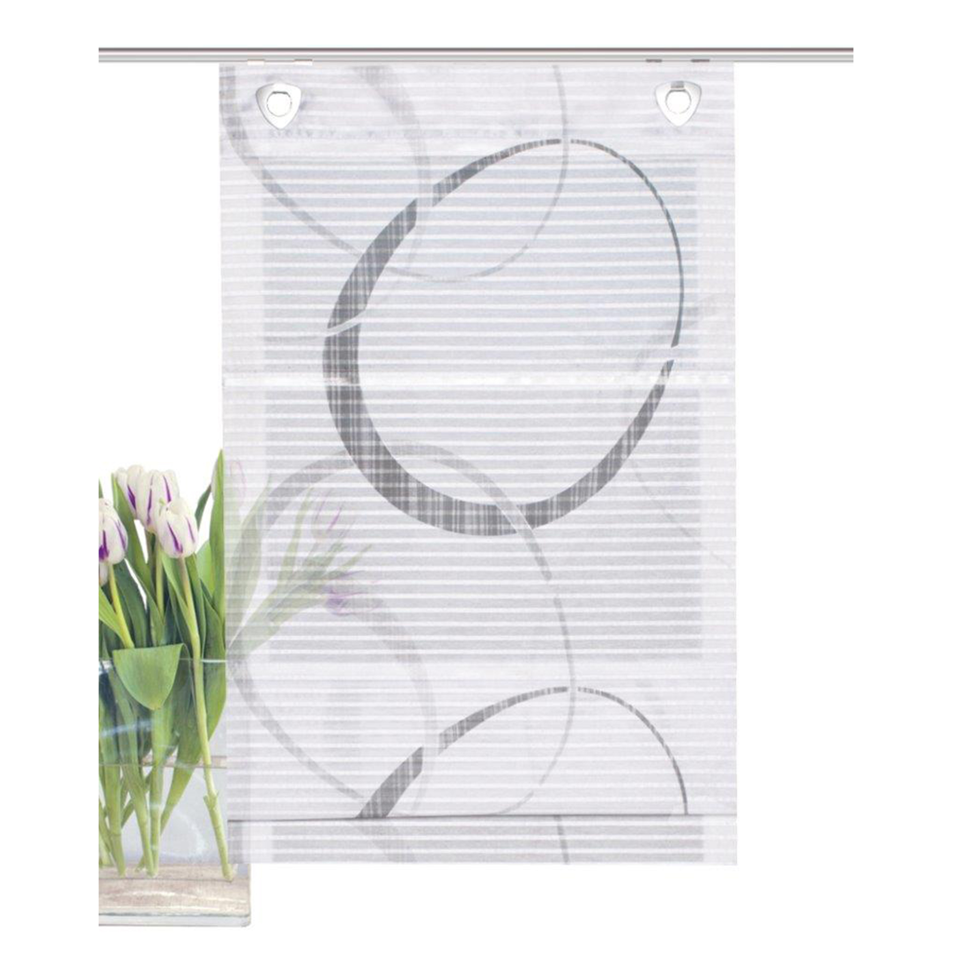Magnetrollo VITUS - grau - 45x130 cm