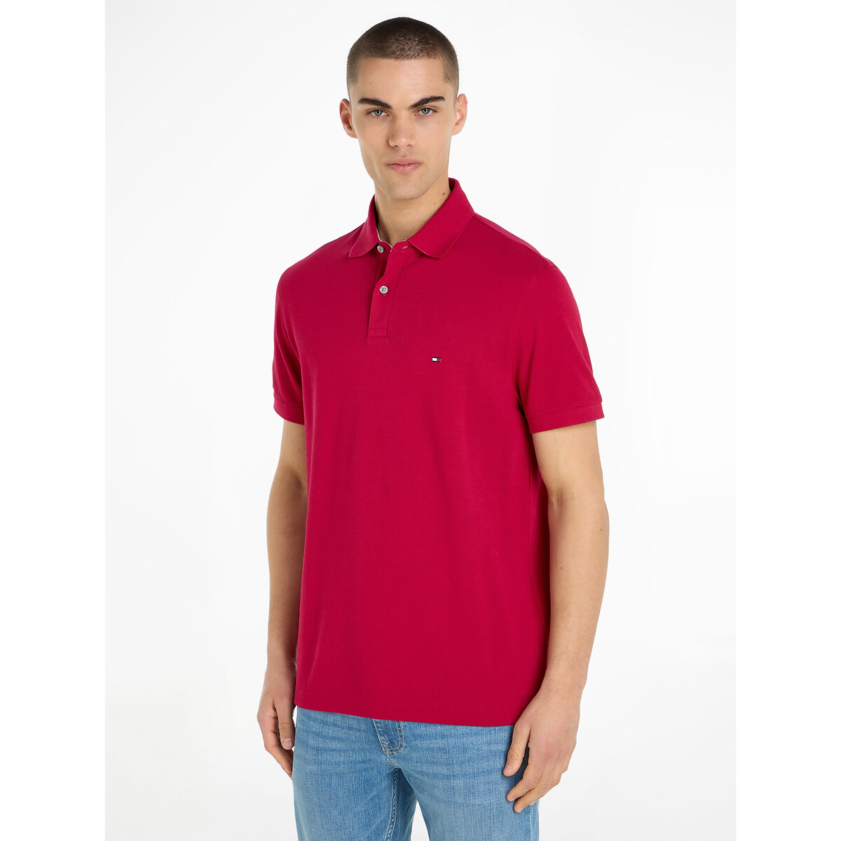 TOMMY HILFIGER<br>Camisa polo de manga curta, tamanho regular 1985