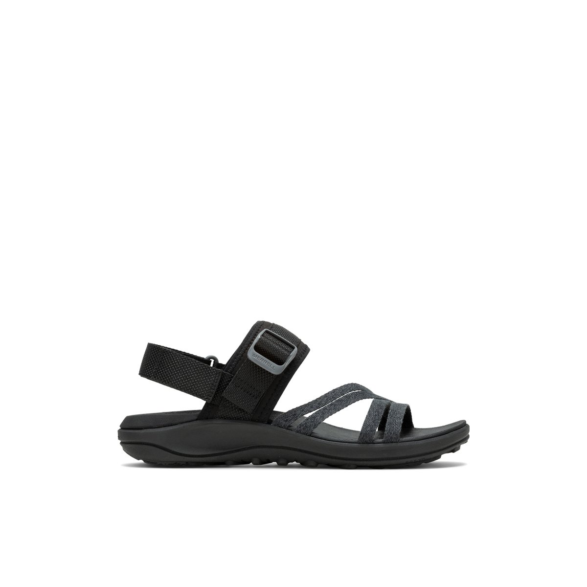 MERRELL-District4str-Sandales à lanières - Talon plat - Noir