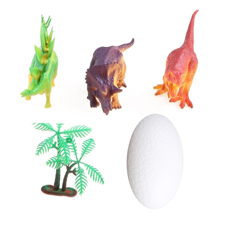 (6-tlg. Set) 40x20cm Kinder Spielzeug Auto Spiel Transporter Dino Truck Fahrzeug - Dinosaurier