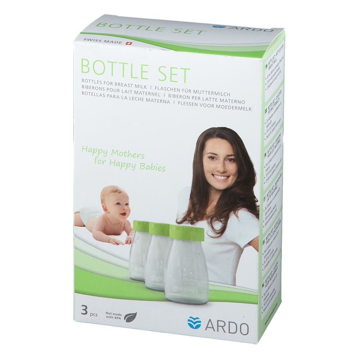 ARDO Bottle Set Flaschen für Muttermilch