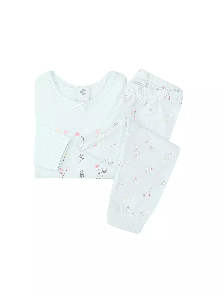 SANETTA Mädchen Pyjama mint