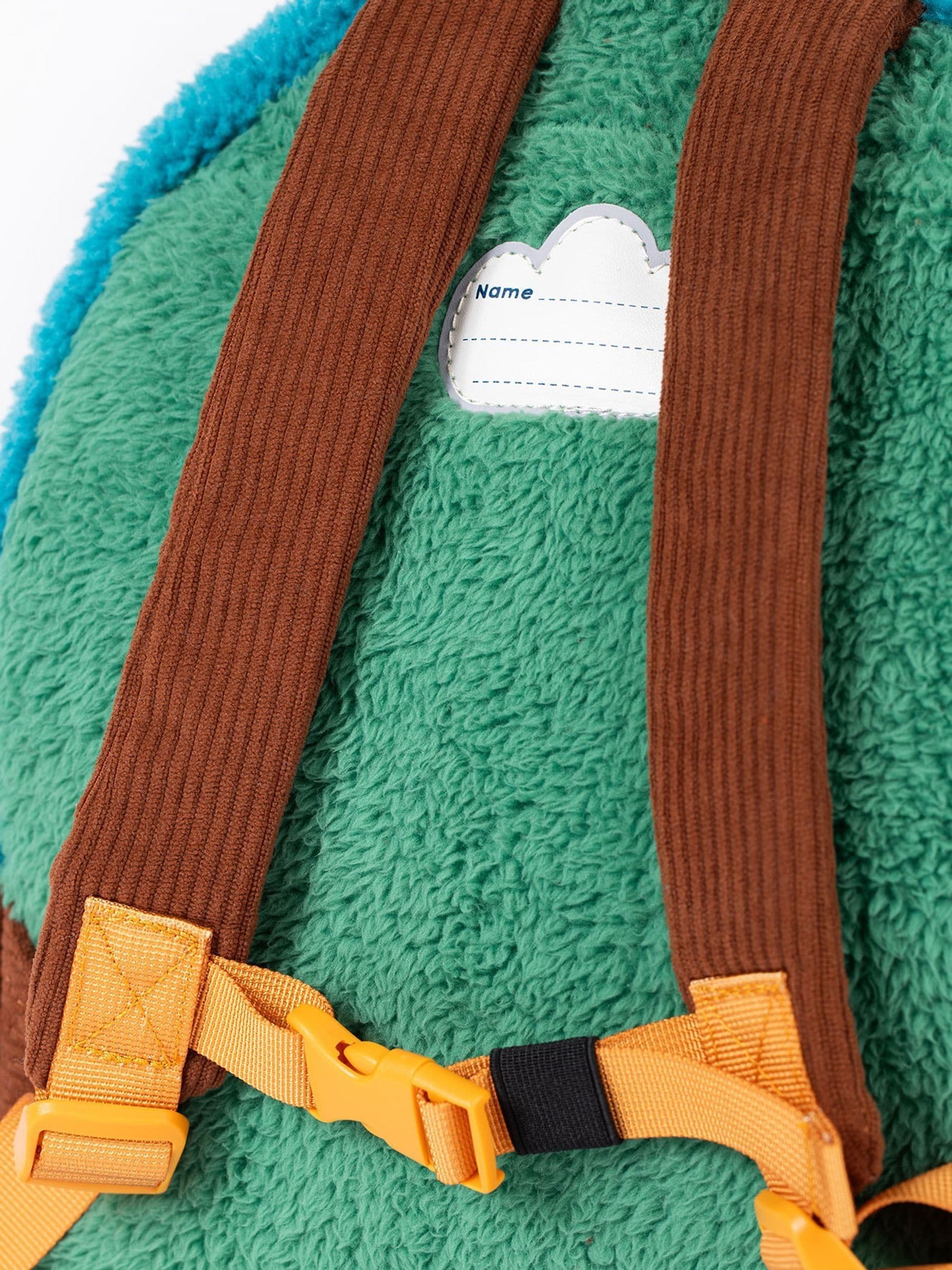 Frugi Fleece Character Brown Backpack