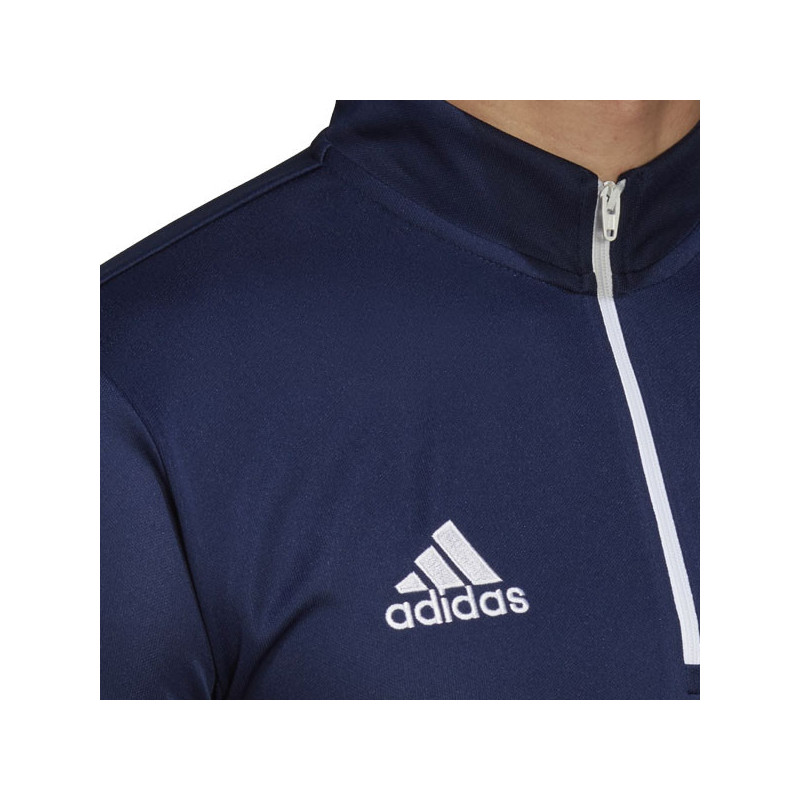 Sweat 1/2 zip bleu Adidas Track Top Entrada 22