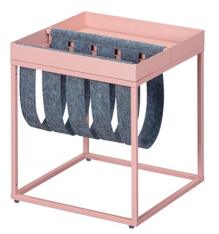 Beistelltisch Till MAGAZIN 35 x 40 x 35 cm Metall Anthrazit