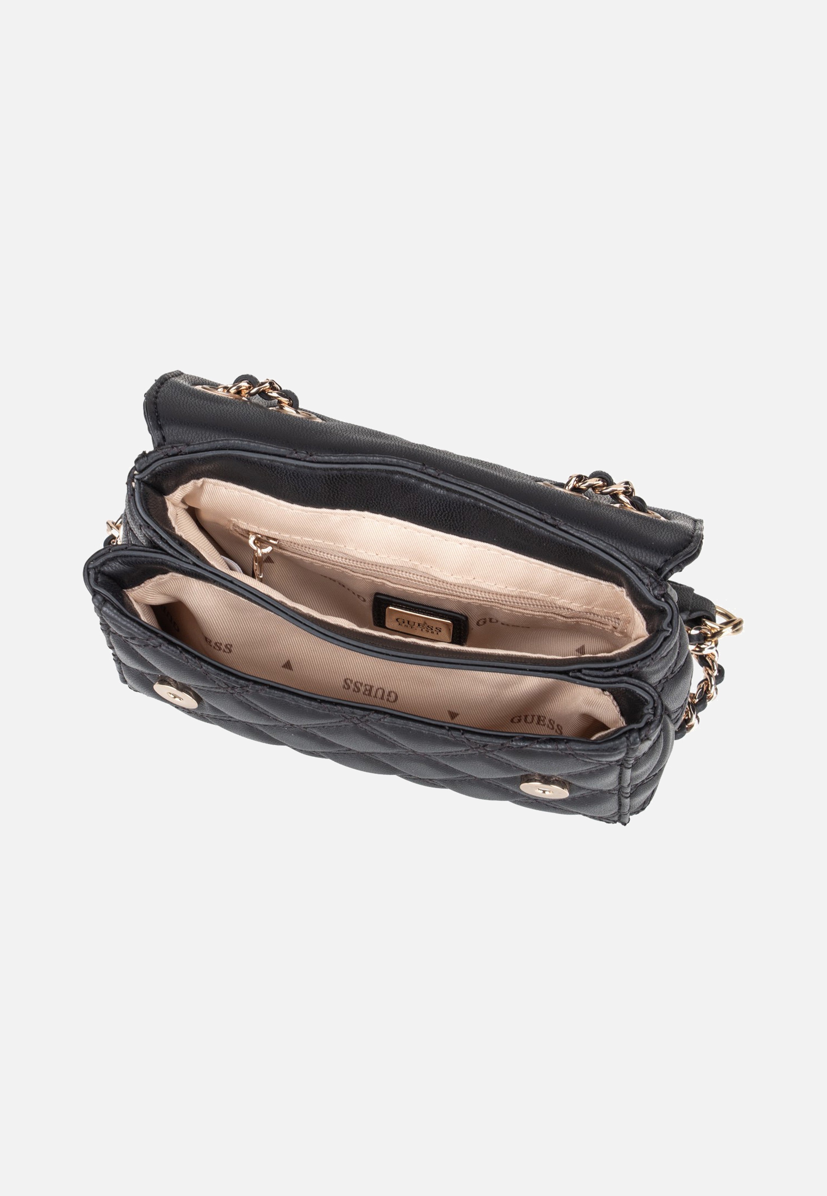 Giully II Mini 2 Comp Conv Flap Black - Abendtasche