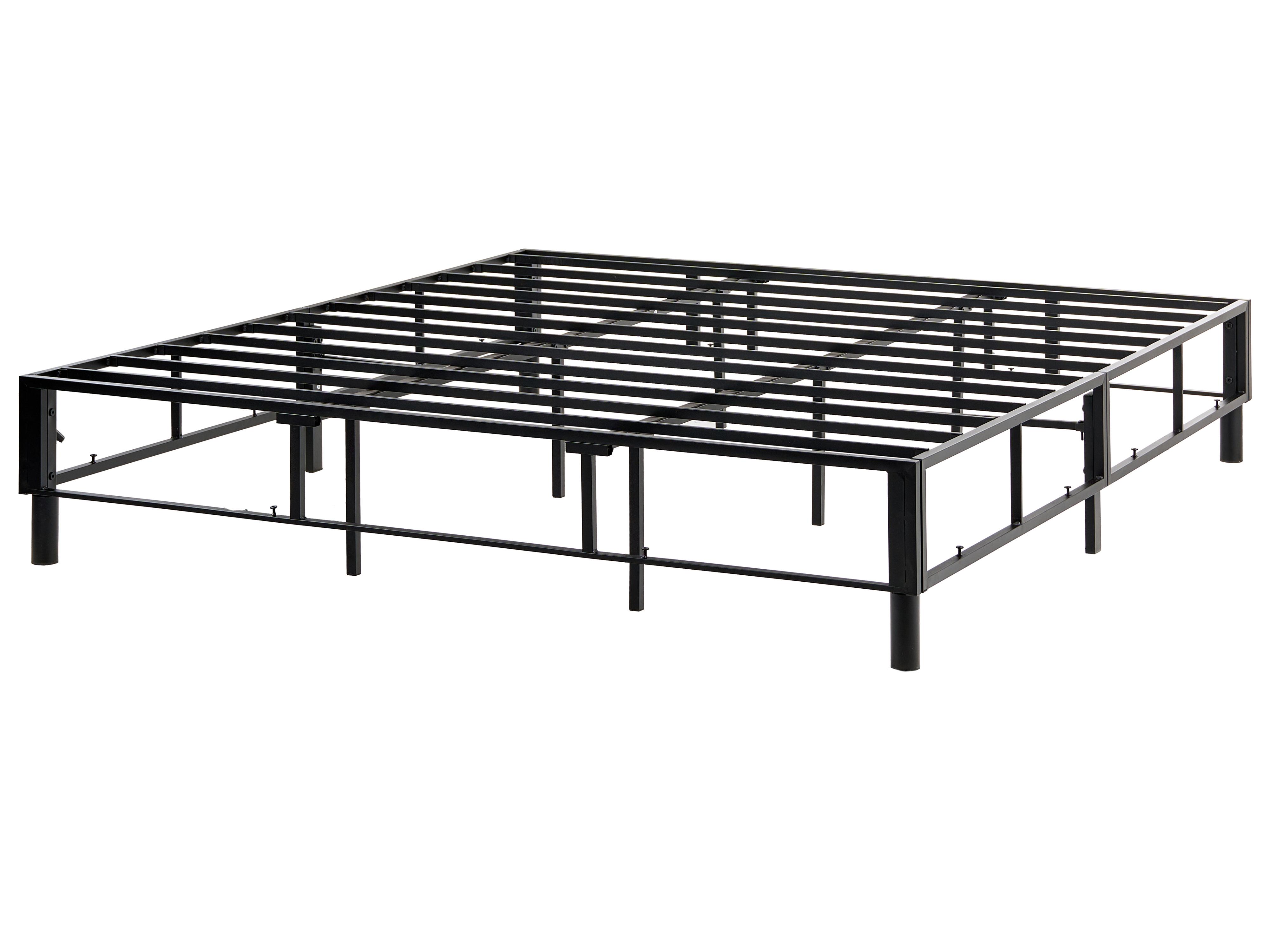 Boxspring zonder hoofdbord Stof COUNTESS 180 x 200 cm Lichtgrijs