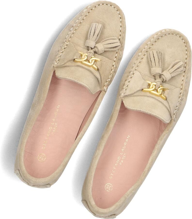 STEFANO LAURAN Mocassins Dames 11632 Maat: 39 5 Materiaal: Suède Kleur: Beige