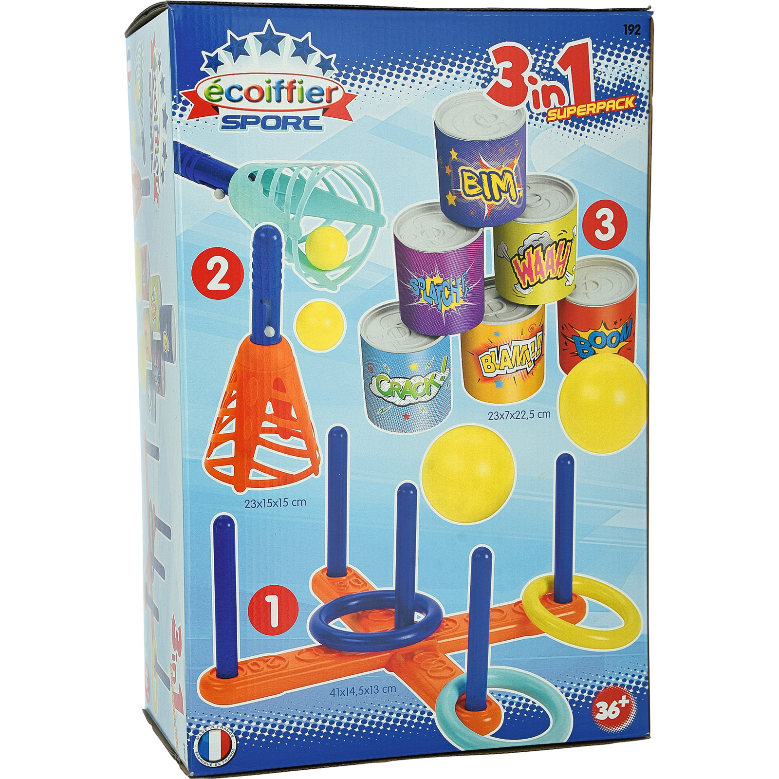 Ecoiffier Spiel und Sportset 3-tlg