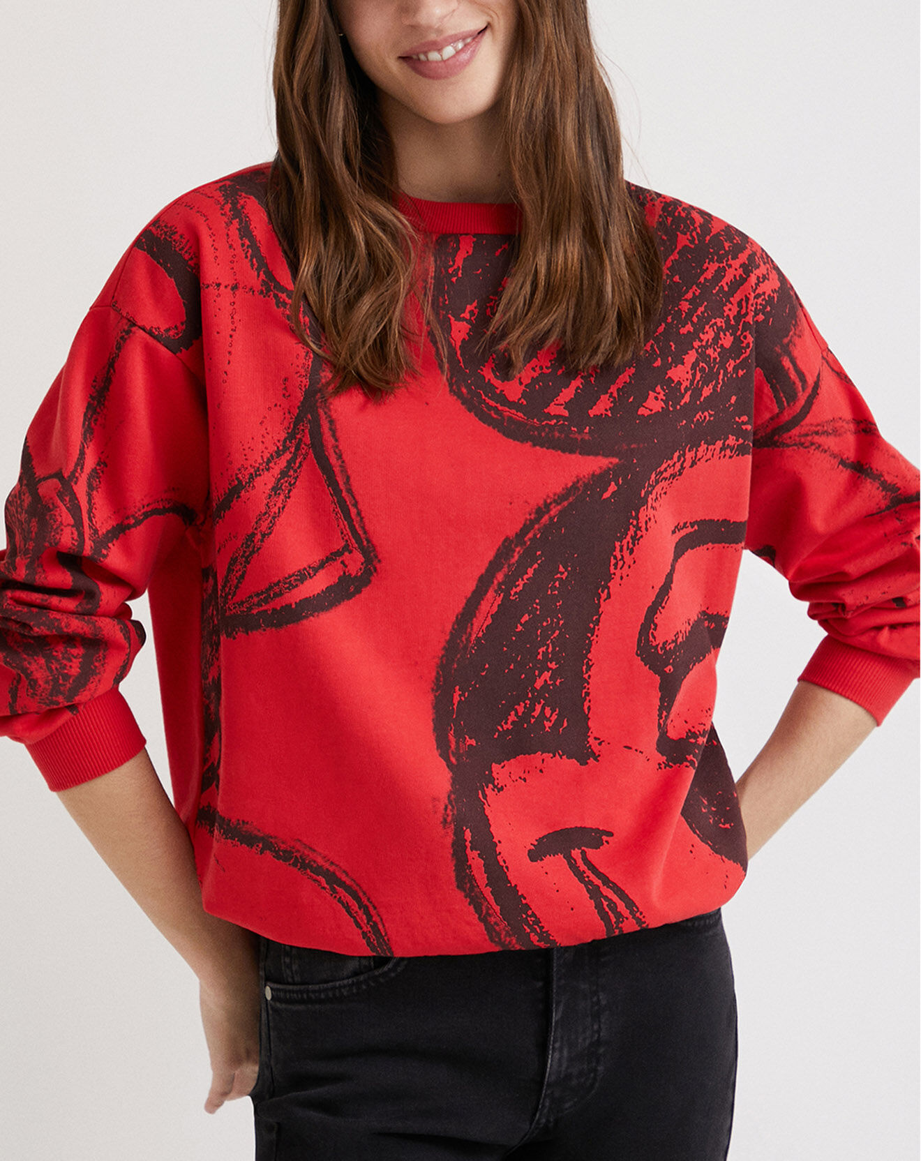 Desigual Sweat Hortense rouge