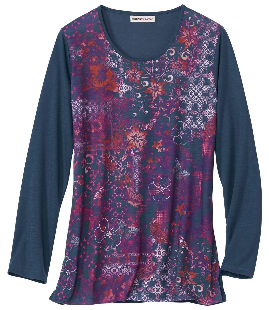 Tunique Fluide Imprimé Patchwork