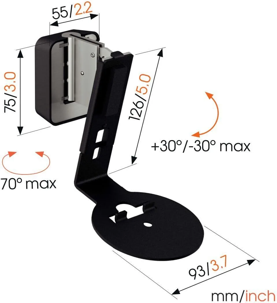 Vogel's SWM 4111 (la pièce) Supports pour enceintes