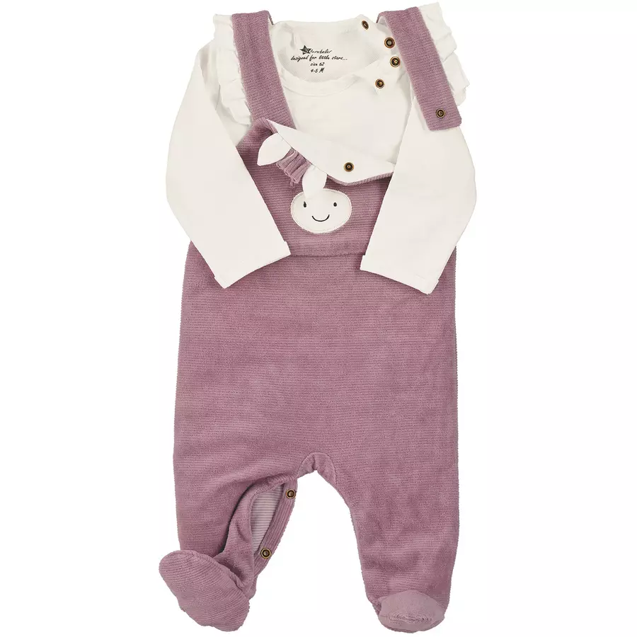 Sterntaler Strampler-Set Nicki Pauline helllila