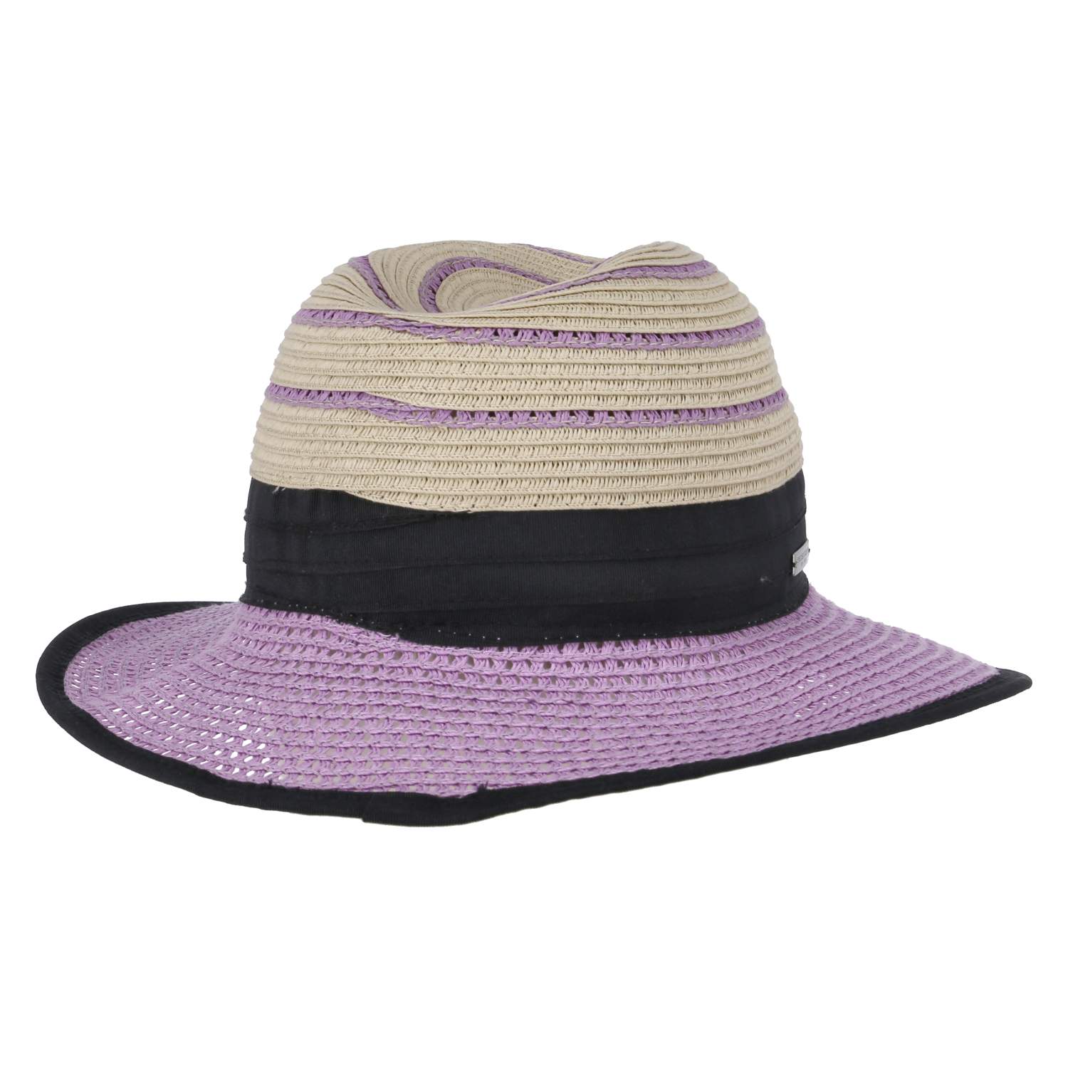 Seeberger Fedora - leinen/amethyst