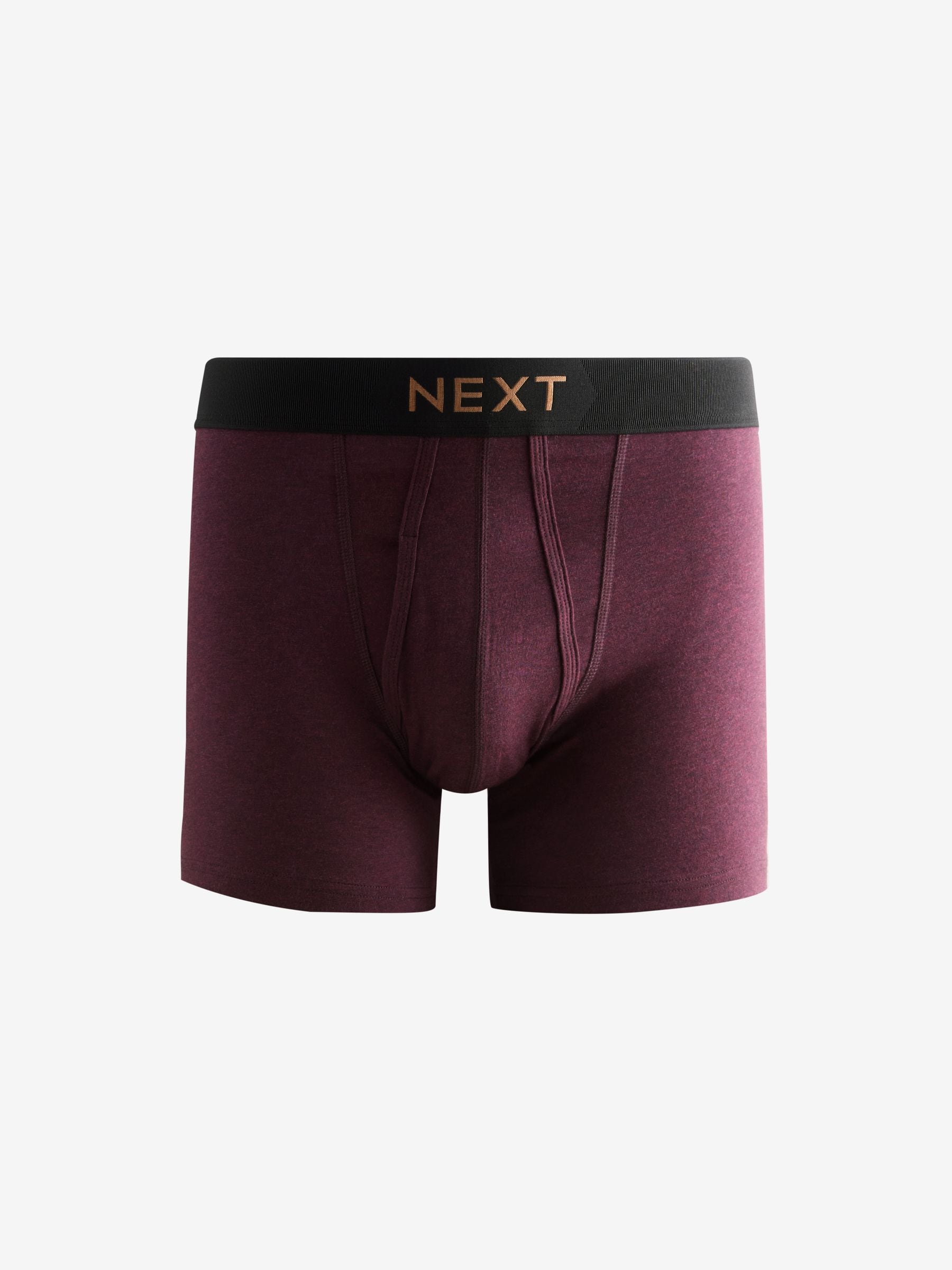 Donker rijk groen/blauw gemêleerd - Verpakking van 8 - Boxershorts met A-voorkant