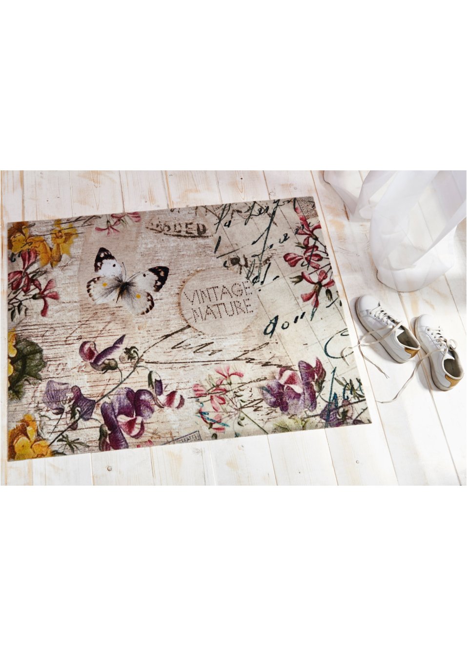 Tapis de protection motif papillon
