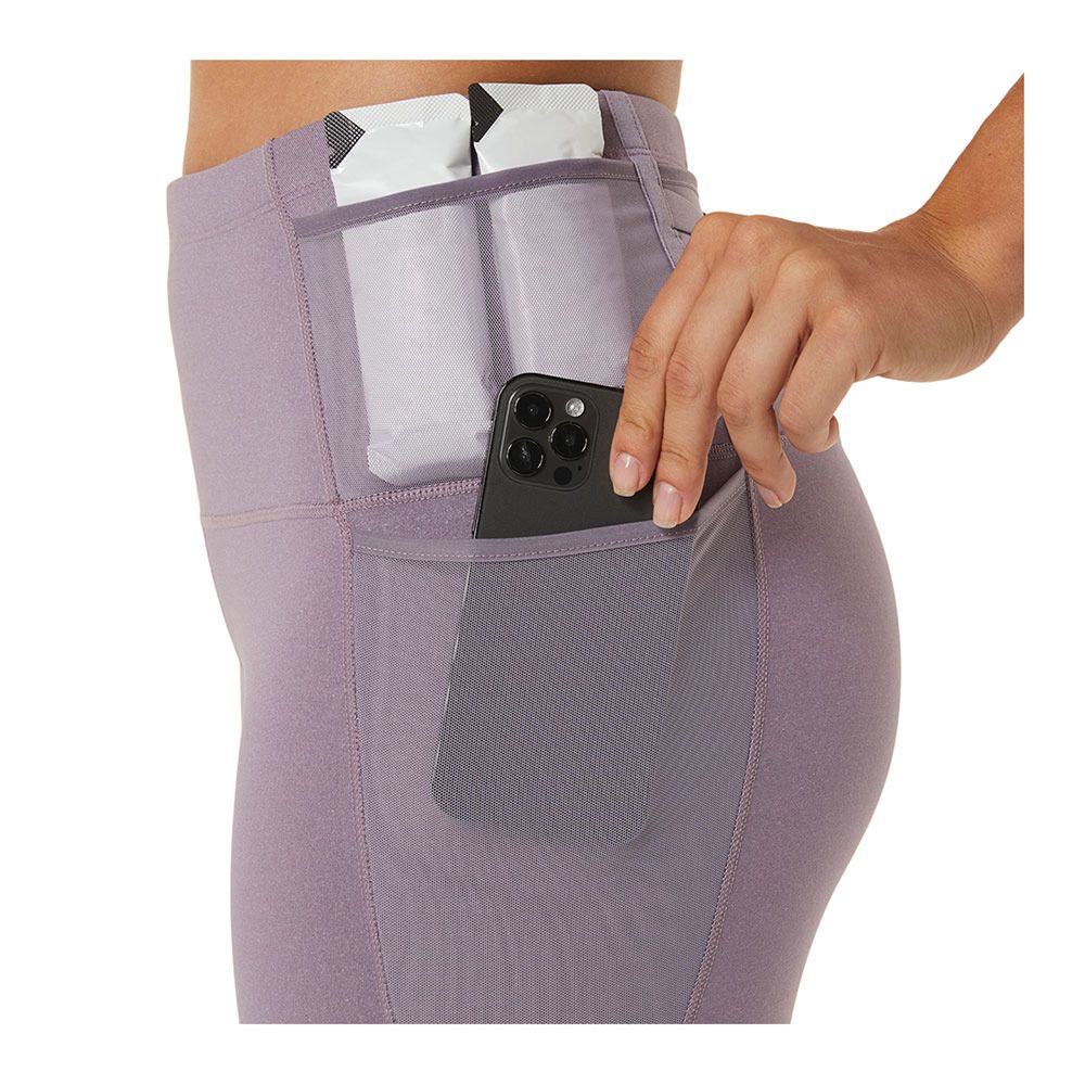 Asics DISTANCE SUPPLY 7/8 - Legging Femme violet quartz heather