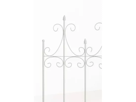 Treillis de jardin support métal blanche 100 x 1.5 x 150 cm 10_0003883