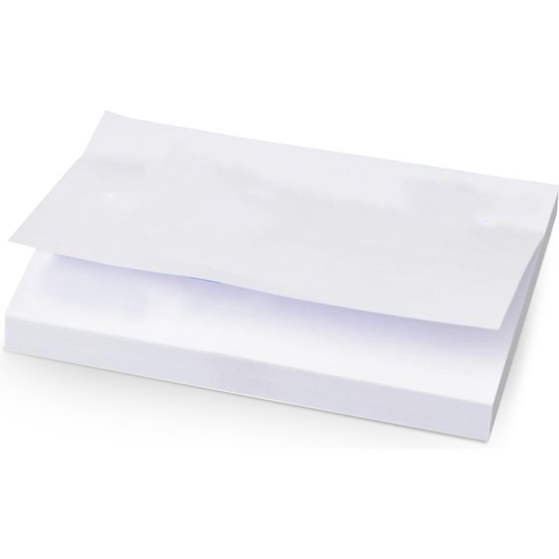 Notes repositionnables publicitaires 100 x 75 mm – Bloc de 100 feuilles - marquage multicolore
