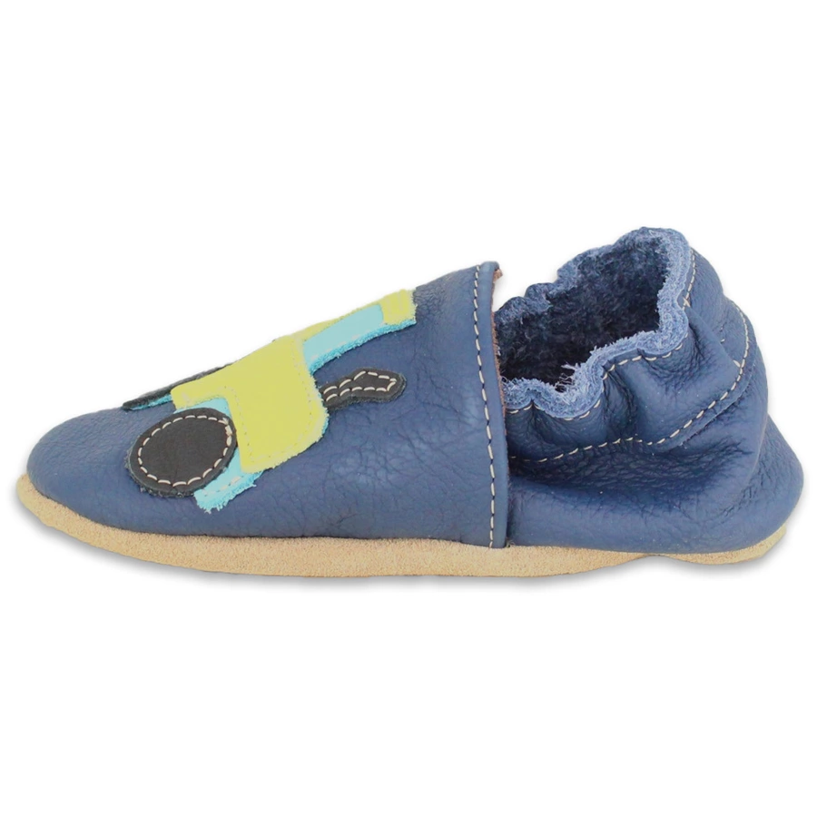 Beck Krabbelschuh Trecker dunkelblau