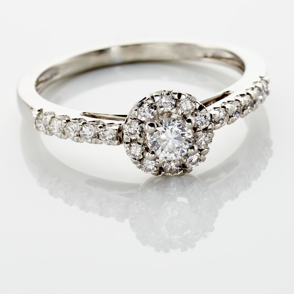 Bague Urbane Platine Blanc Diamant