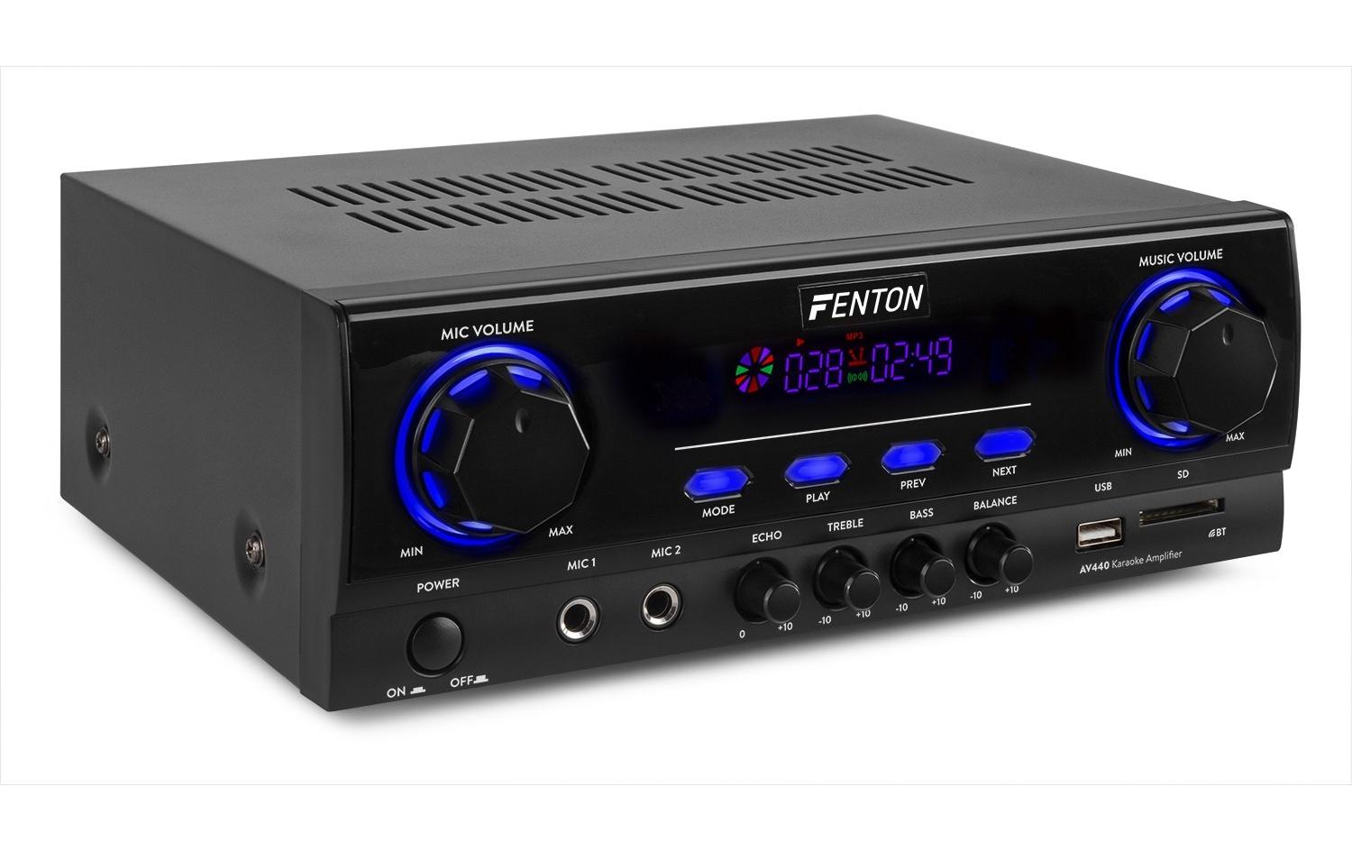 Karaoke Verstärker AV440Verstärker mit Multimedia-Player