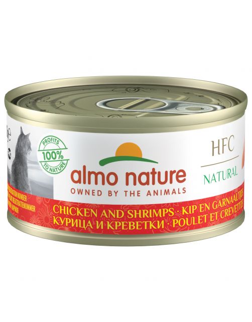 Almo Nature Hfc Cat Natural Blik 70 g - Kattenvoer