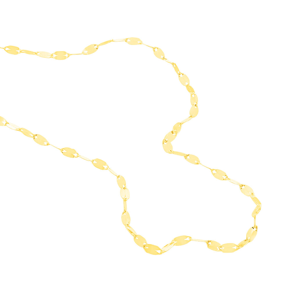 Chaîne Camelie Maille Lumina Or Jaune