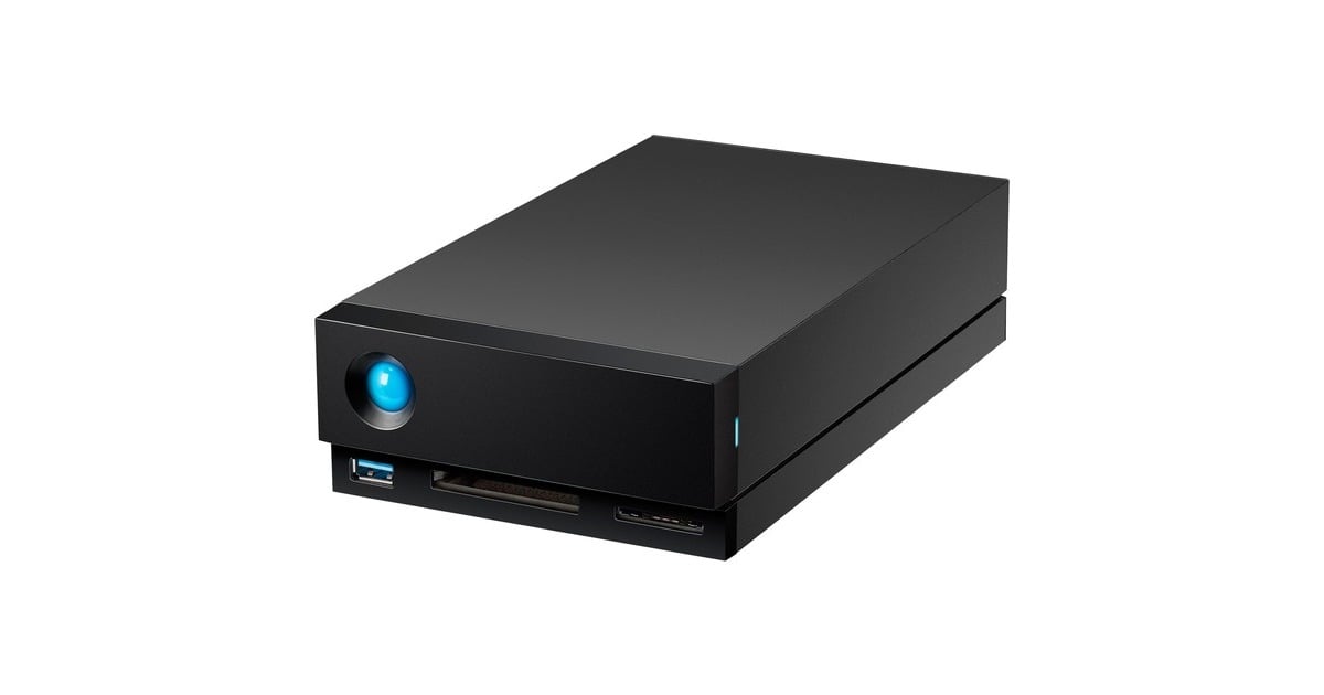 LaCie1big Dock 16 TB externe harde schijf  (Zwart, 2x Thunderbolt 3)
