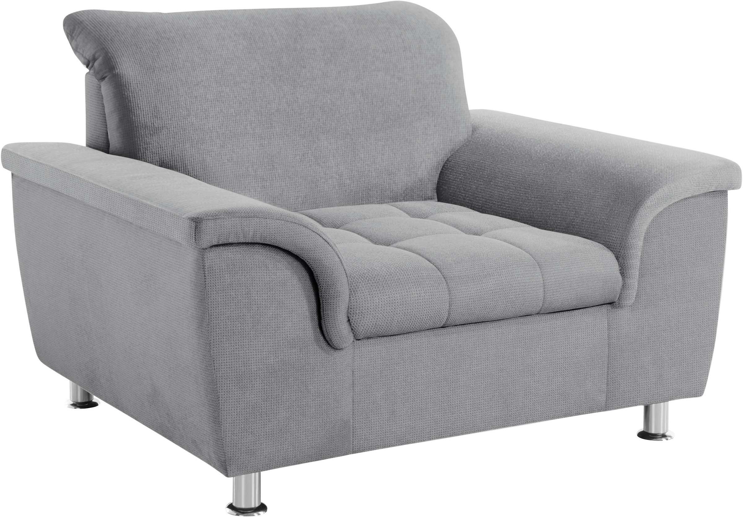 DOMO collection Sessel »Franzi, zeitlos und elegant, moderne Sitzheftung« wahlweise mit Kopfteilverstellung