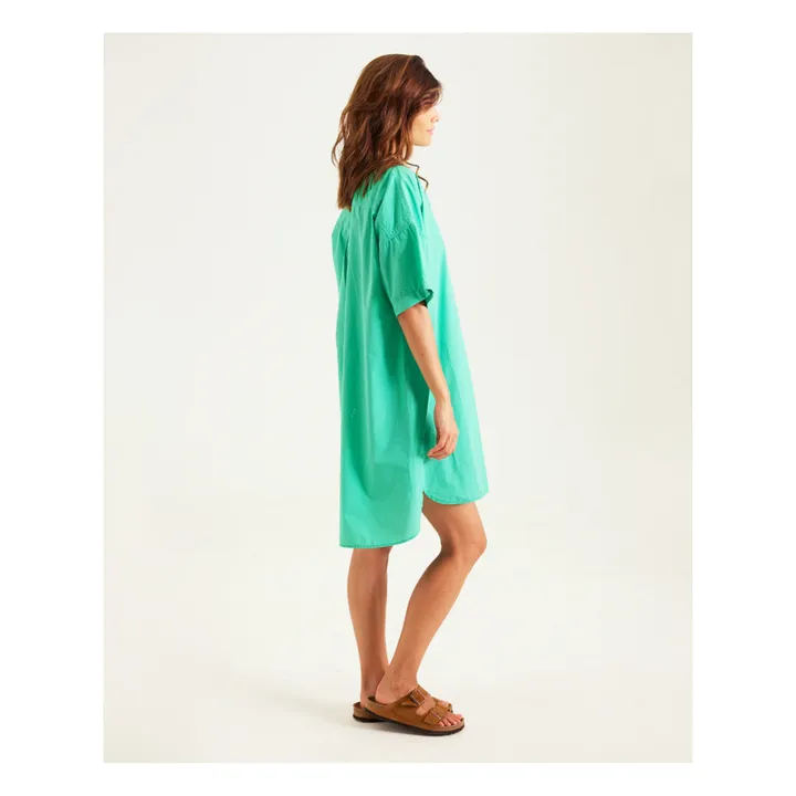 Sacrécoeur Robe Chemise Sami Popeline de Coton | Vert Menthe