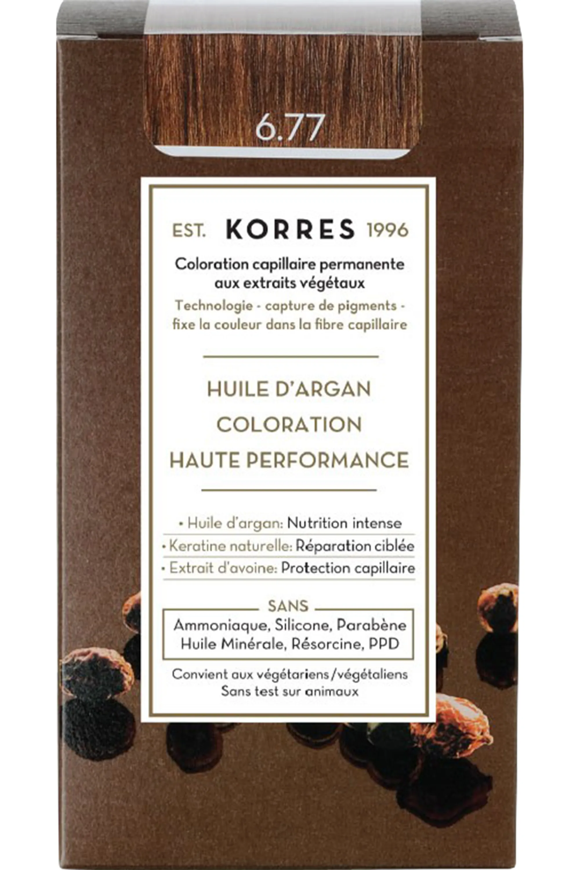 Korres Coloration permanente huile d’argan