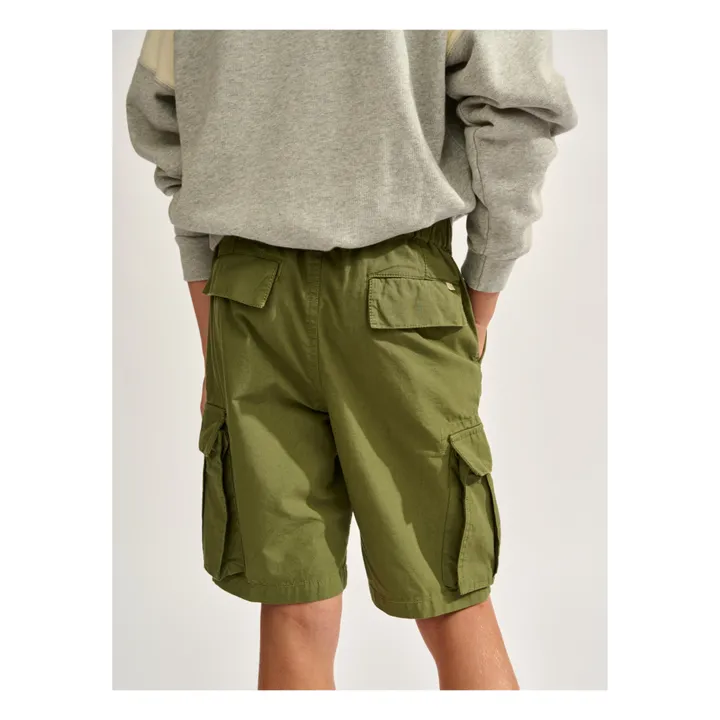 Bellerose Short Cargo Paz | Vert kaki
