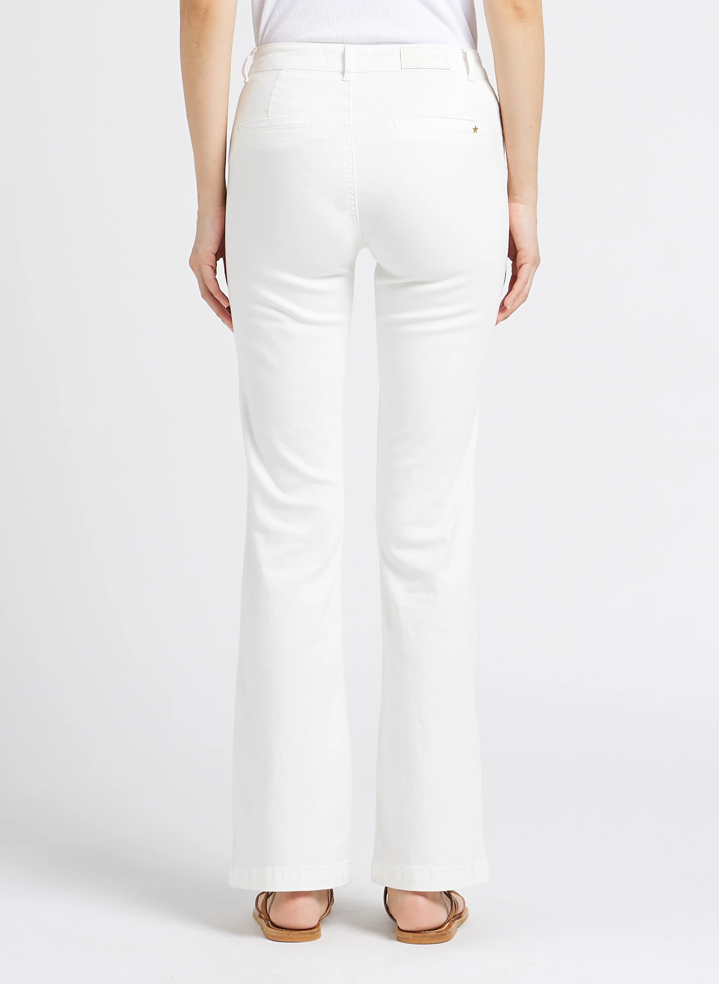 SONNY - Jean droit en coton stretch | Beige