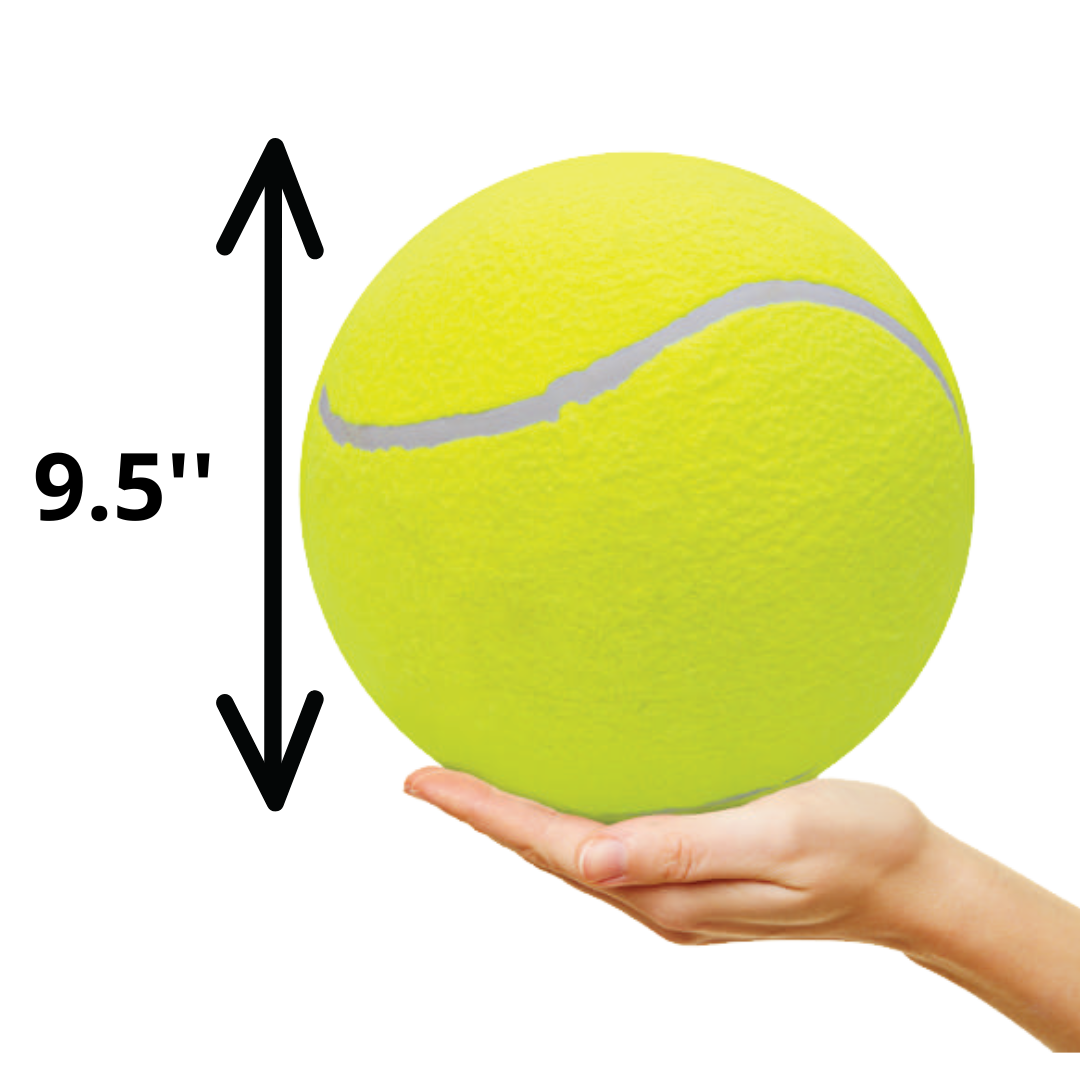 Balle de tennis géante incrediball - jouet pour chien