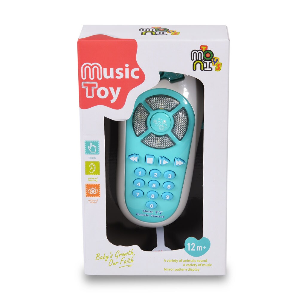 Moni Musikspielzeug Fernbedienung K999-116B Musikfunktion, Lichteffekte, Tasten türkis