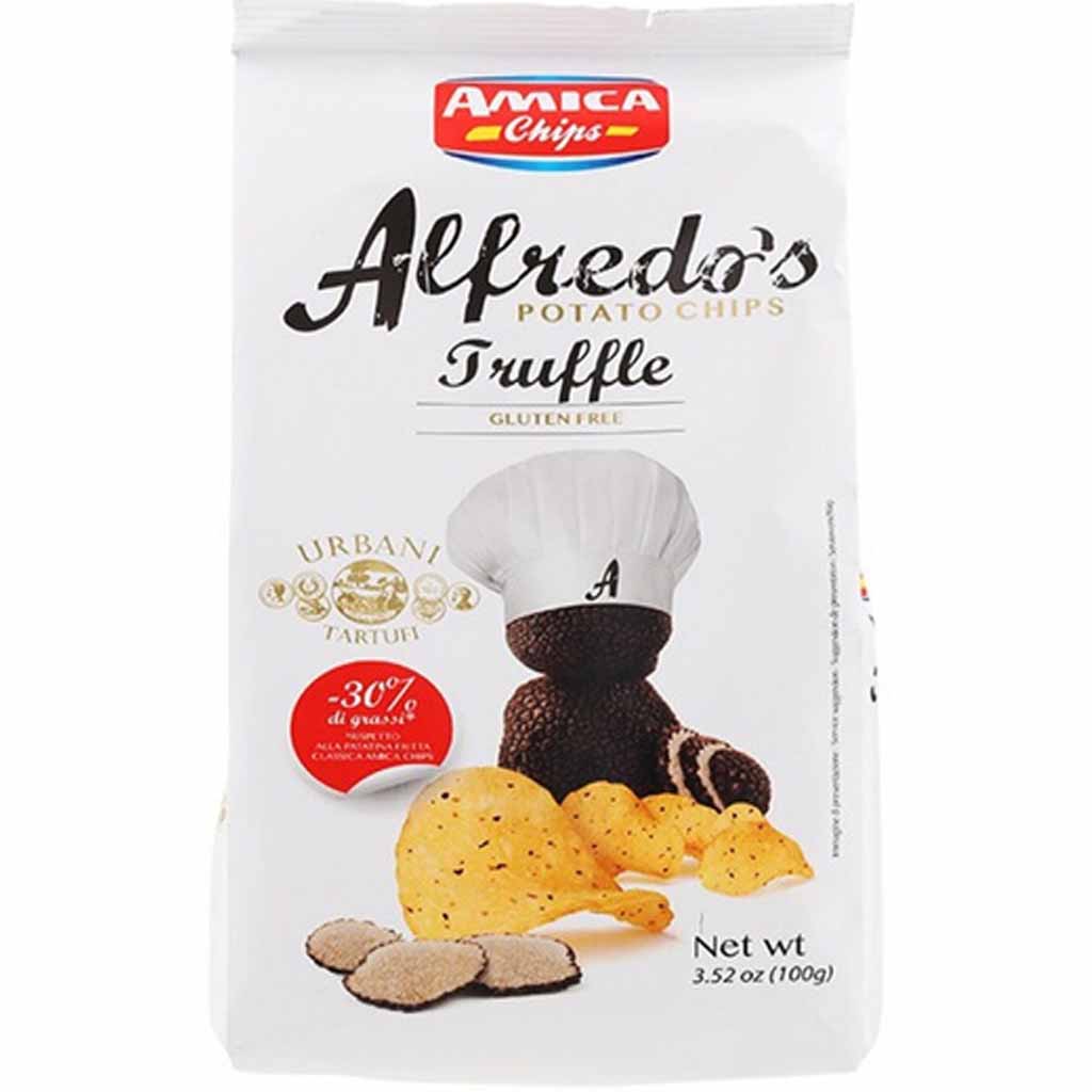 Amica Chips Alfredos Potato Chips Truffle 100g MHD:5.5.25