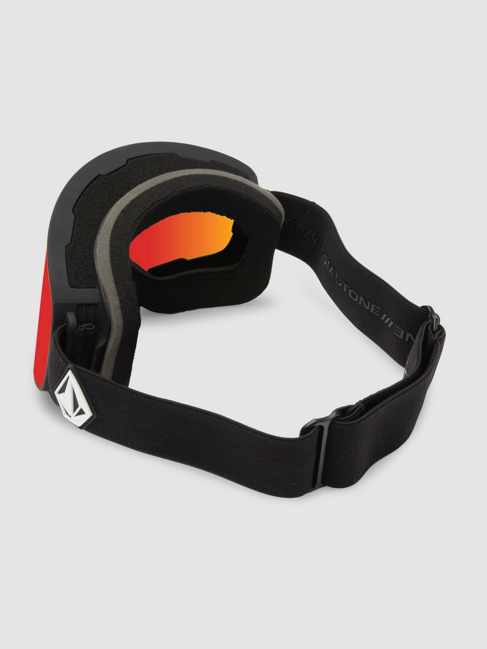 Volcom Odyssey Matte Black+Bonus Lens Goggle red chrome
