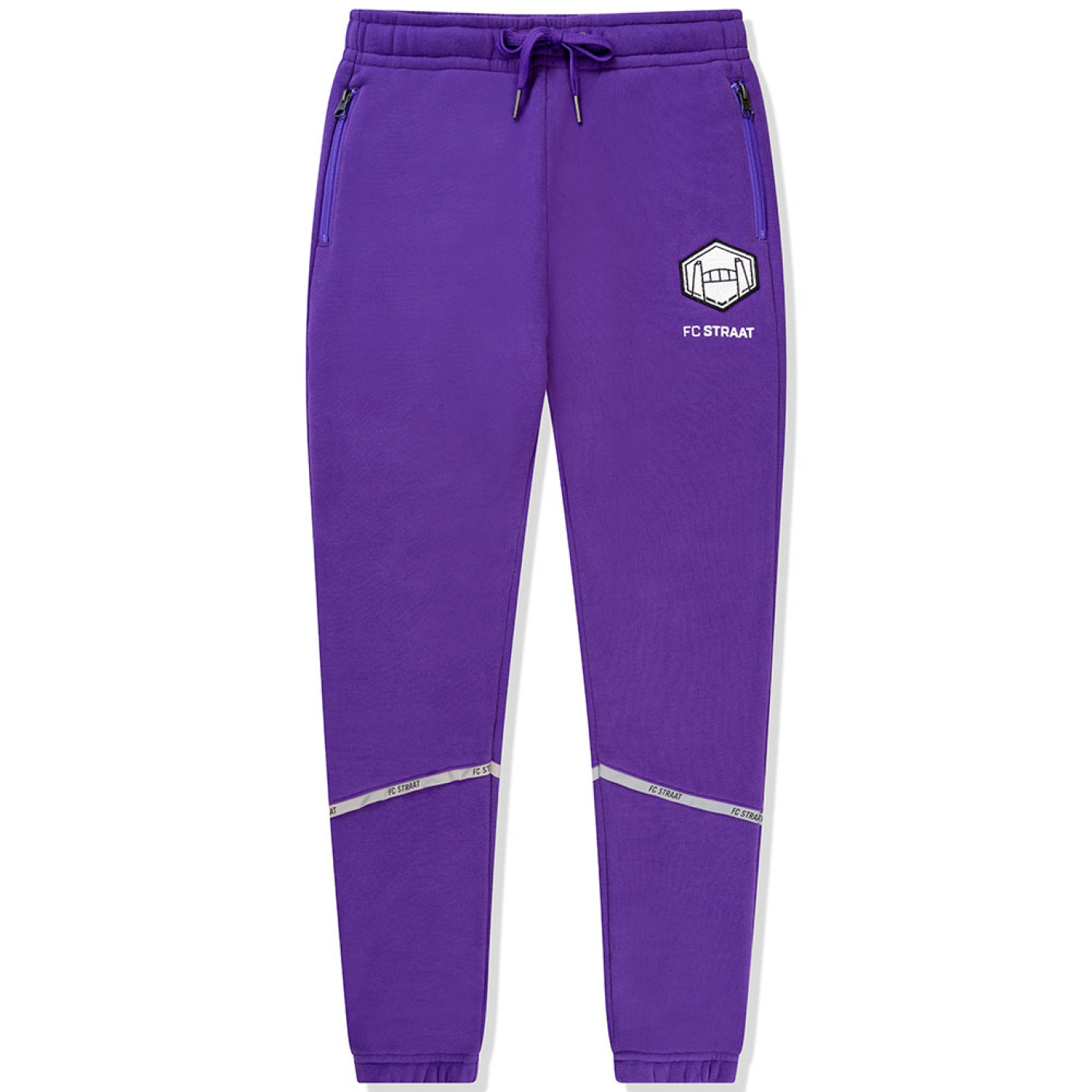 Touzani Angora Hoodie Joggingspak Kids Paars Grijs Wit