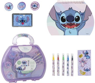 Disney Lilo & Stitch Fargeleggingssett Stresskoffert