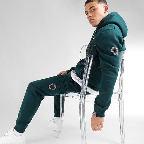 Sweat Capuche Premium 1096 Vert