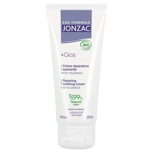 Jonzac Água Termal + Creme Orgânico Calmante Reparador Cica 100ml
