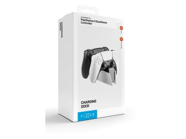 PS5 Ladestasjon 2x DualSense-kontrollere S/H