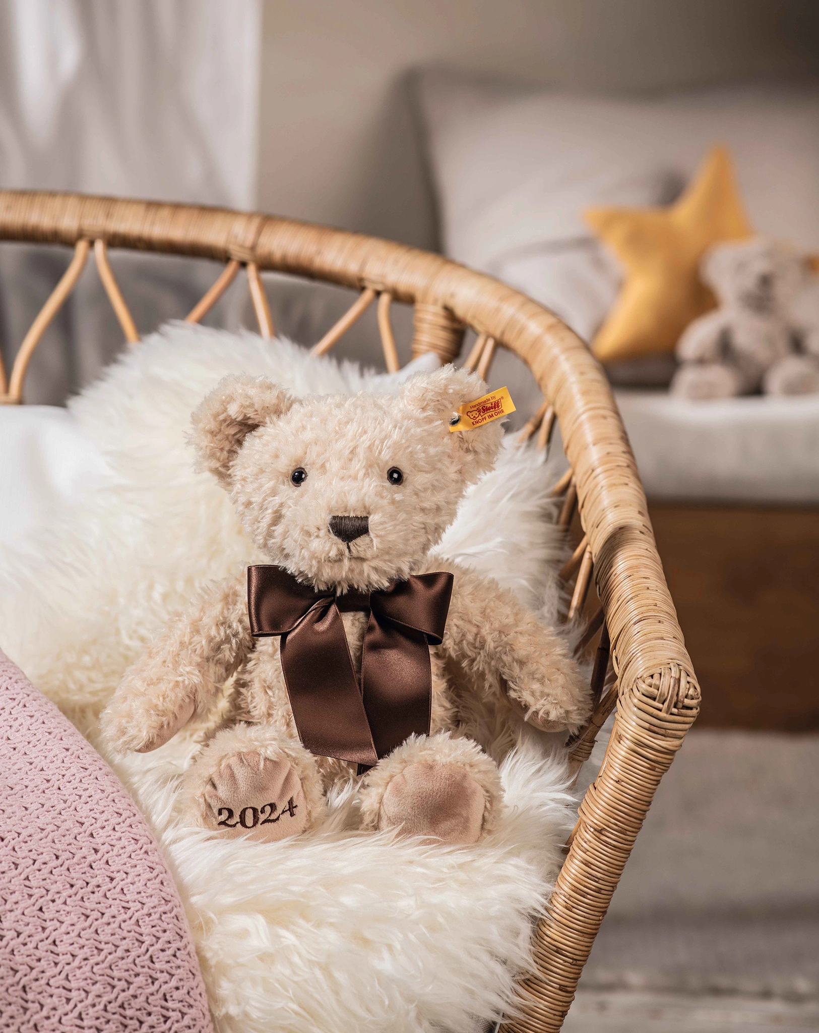 Teddybär COSY - JAHRESBÄR 2024 (34cm) in beige