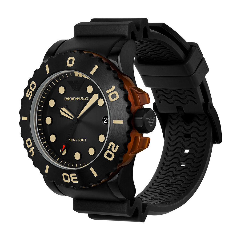 Montre Emporio Armani Noir