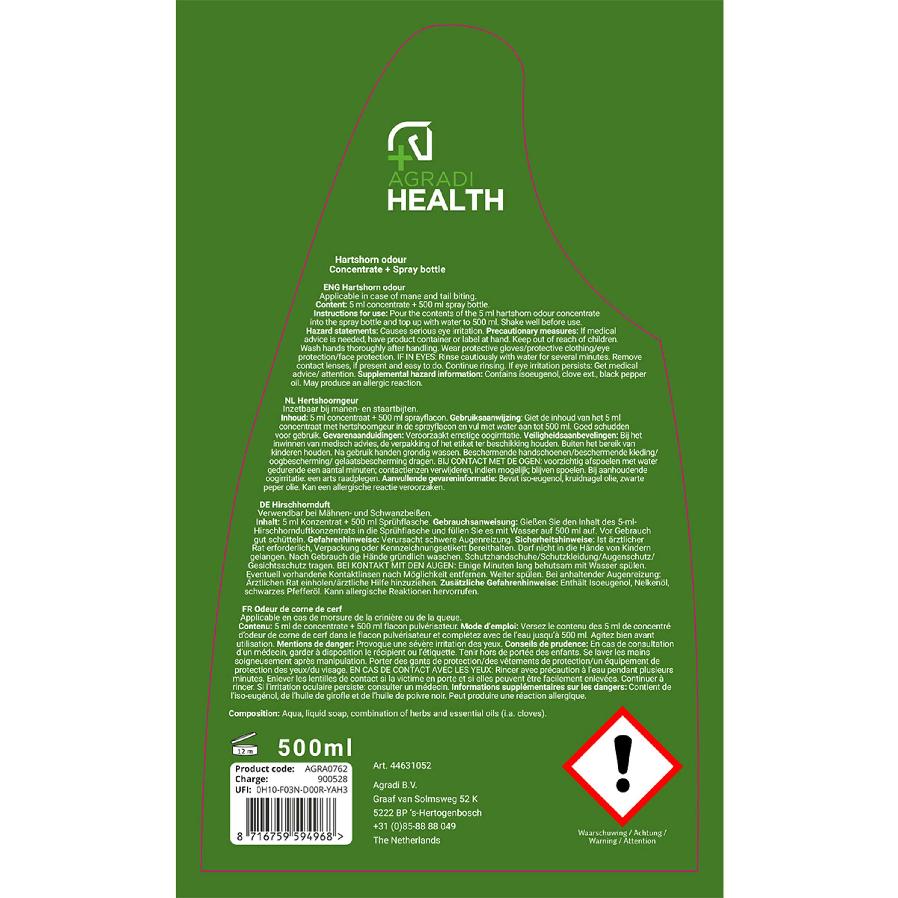 Agradi Health Hertshoorn Spray