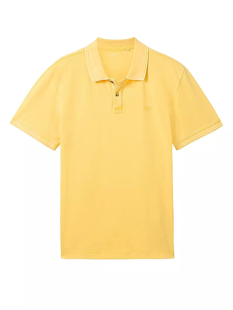 TOM TAILOR Poloshirt gelb