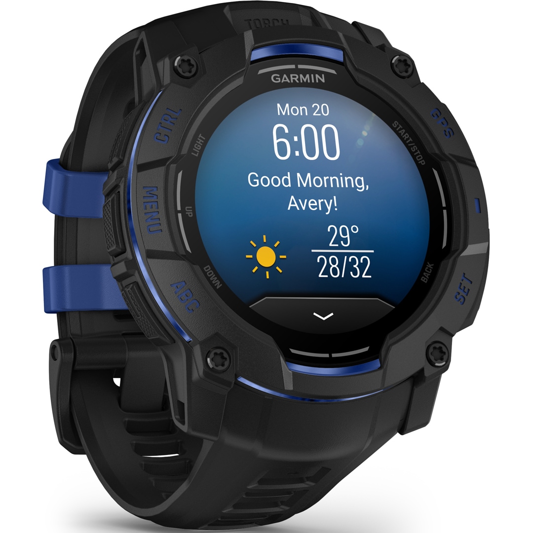 Garmin Instinct 3 – 50mm AMOLED Bolt Blue
